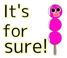 Careful DANGO!      - English ver. - sticker #6177504