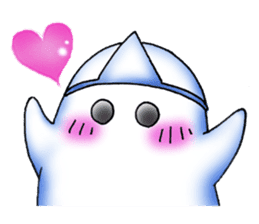 The cute and lovely friendly ghost sticker #6177856