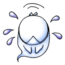 The cute and lovely friendly ghost sticker #6177863