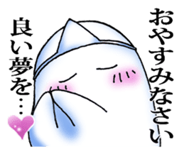 The cute and lovely friendly ghost sticker #6177871