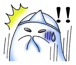 The cute and lovely friendly ghost sticker #6177875