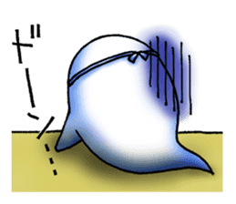 The cute and lovely friendly ghost sticker #6177876