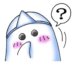 The cute and lovely friendly ghost sticker #6177880