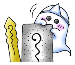 The cute and lovely friendly ghost sticker #6177895
