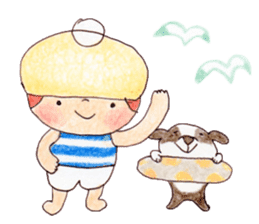Hat -chan's summer vacation . sticker #6178176
