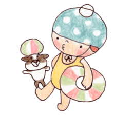 Hat -chan's summer vacation . sticker #6178177