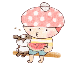 Hat -chan's summer vacation . sticker #6178195