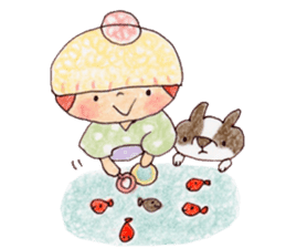 Hat -chan's summer vacation . sticker #6178198