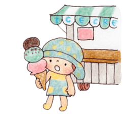 Hat -chan's summer vacation . sticker #6178204