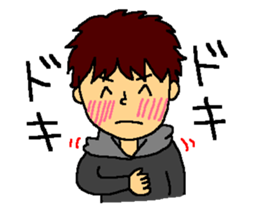 The smiling boy 2 sticker #6178291