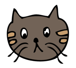 Emotions cat sticker #6178422