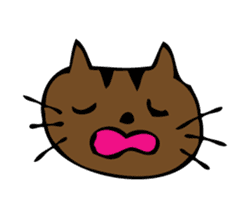Emotions cat sticker #6178424