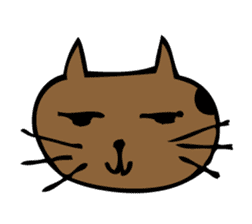 Emotions cat sticker #6178425