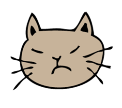 Emotions cat sticker #6178429