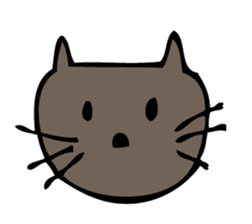 Emotions cat sticker #6178430