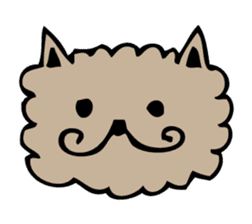 Emotions cat sticker #6178435