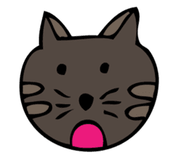Emotions cat sticker #6178437