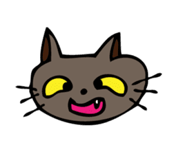 Emotions cat sticker #6178442