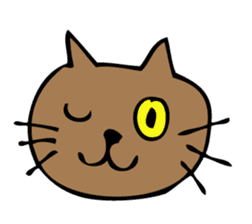 Emotions cat sticker #6178443