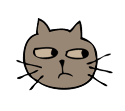 Emotions cat sticker #6178450