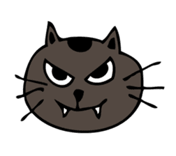 Emotions cat sticker #6178451