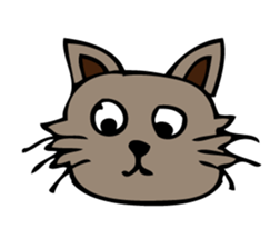 Emotions cat sticker #6178452