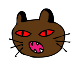 Emotions cat sticker #6178453