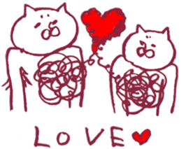 The cat which I drew sticker #6178497