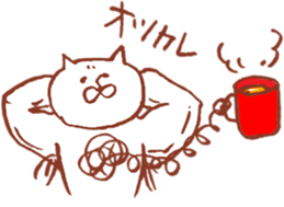 The cat which I drew sticker #6178509