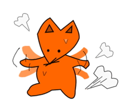 Energetic fox second sticker #6178613