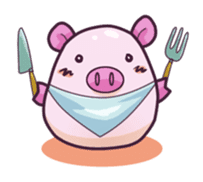 Kororin Pig sticker #6178950