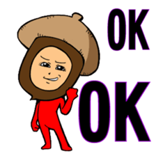 Acorn human sticker #6179216