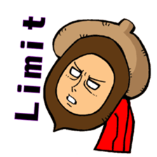 Acorn human sticker #6179220
