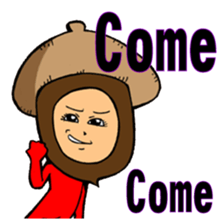 Acorn human sticker #6179236