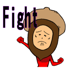 Acorn human sticker #6179241