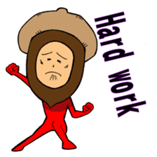 Acorn human sticker #6179249