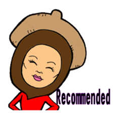 Acorn human sticker #6179251