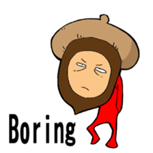 Acorn human sticker #6179253