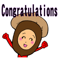 Acorn human sticker #6179255