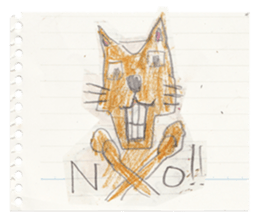 lakugaki Sticker(cat) sticker #6179330