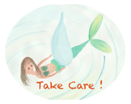 Mermaids and Their Friends in the Ocean sticker #6179617