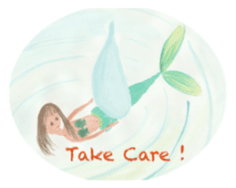 Mermaids and Their Friends in the Ocean sticker #6179617