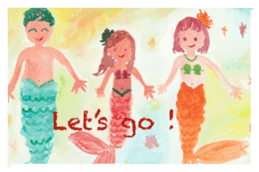Mermaids and Their Friends in the Ocean sticker #6179618