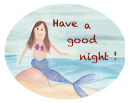 Mermaids and Their Friends in the Ocean sticker #6179622