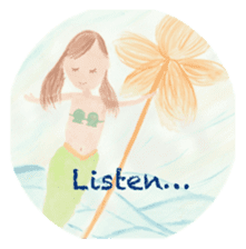 Mermaids and Their Friends in the Ocean sticker #6179628