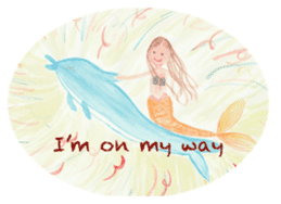 Mermaids and Their Friends in the Ocean sticker #6179629