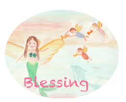 Mermaids and Their Friends in the Ocean sticker #6179634