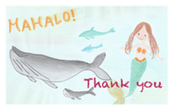 Mermaids and Their Friends in the Ocean sticker #6179637