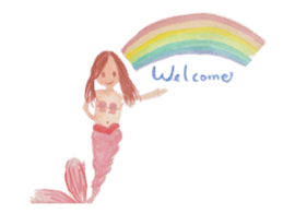 Mermaids and Their Friends in the Ocean sticker #6179643