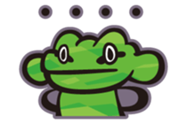 mosaic frog sticker #6180182